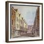 View of Great Winchester Street with Winchester Place Visible in the Distance, London, 1839-Robert Blemmell Schnebbelie-Framed Giclee Print