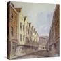 View of Great Winchester Street with Winchester Place Visible in the Distance, London, 1839-Robert Blemmell Schnebbelie-Stretched Canvas