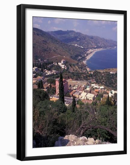 View of Greek Theater, Taormina, Sicily, Italy-Connie Ricca-Framed Premium Photographic Print