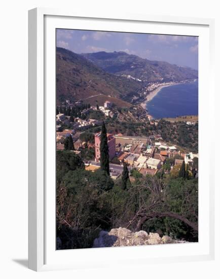 View of Greek Theater, Taormina, Sicily, Italy-Connie Ricca-Framed Premium Photographic Print