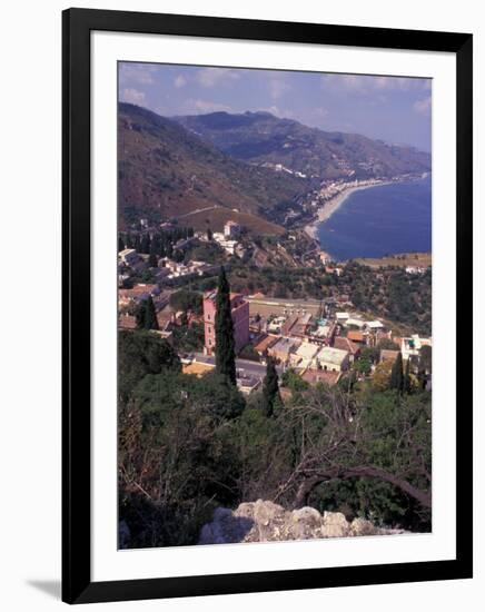 View of Greek Theater, Taormina, Sicily, Italy-Connie Ricca-Framed Photographic Print