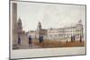 View of Greenwich Hospital with Residents in the Foreground, London, 1830-William Porden Kay-Mounted Giclee Print