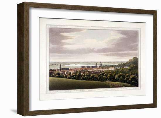 View of Greenwich, London, 1795-Joseph Constantine Stadler-Framed Giclee Print