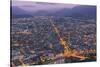 View of Grenoble at Dusk-Jon Hicks-Stretched Canvas