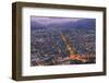 View of Grenoble at Dusk-Jon Hicks-Framed Photographic Print