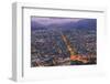 View of Grenoble at Dusk-Jon Hicks-Framed Photographic Print