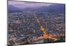 View of Grenoble at Dusk-Jon Hicks-Mounted Photographic Print