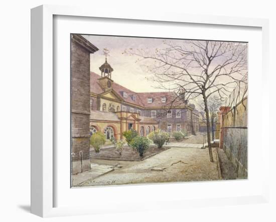 View of Grey Coat Hospital, Greycoat Place, Westminster, London, 1886-John Crowther-Framed Giclee Print