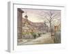 View of Grey Coat Hospital, Greycoat Place, Westminster, London, 1886-John Crowther-Framed Giclee Print