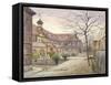 View of Grey Coat Hospital, Greycoat Place, Westminster, London, 1886-John Crowther-Framed Stretched Canvas