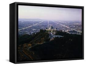 View of Griffith Observatory and Beyond-null-Framed Stretched Canvas