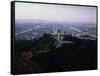 View of Griffith Observatory and Beyond-null-Framed Stretched Canvas