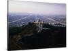 View of Griffith Observatory and Beyond-null-Stretched Canvas