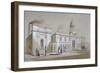 View of Grimble and Booth's Distillery on Albany Street, St Pancras, London, C1830-E Noyce-Framed Giclee Print