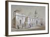 View of Grimble and Booth's Distillery on Albany Street, St Pancras, London, C1830-E Noyce-Framed Giclee Print