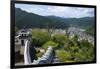 View of Gujo Hachiman cityscape with the castle, Japan-Keren Su-Framed Photographic Print