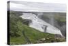 View of Gullfoss (Golden Waterfall) on the Hvita River, Iceland, Polar Regions-Michael Nolan-Stretched Canvas