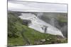 View of Gullfoss (Golden Waterfall) on the Hvita River, Iceland, Polar Regions-Michael Nolan-Mounted Photographic Print