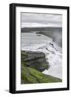 View of Gullfoss (Golden Waterfall) on the Hvita River, Iceland, Polar Regions-Michael Nolan-Framed Photographic Print