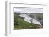 View of Gullfoss (Golden Waterfall) on the Hvita River, Iceland, Polar Regions-Michael Nolan-Framed Photographic Print