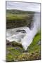 View of Gullfoss (Golden Waterfall), on the Hvita Rriver, Iceland, Polar Regions-Michael Nolan-Mounted Photographic Print