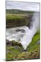 View of Gullfoss (Golden Waterfall), on the Hvita Rriver, Iceland, Polar Regions-Michael Nolan-Mounted Photographic Print