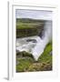 View of Gullfoss (Golden Waterfall), on the Hvita Rriver, Iceland, Polar Regions-Michael Nolan-Framed Photographic Print