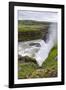 View of Gullfoss (Golden Waterfall), on the Hvita Rriver, Iceland, Polar Regions-Michael Nolan-Framed Photographic Print