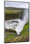 View of Gullfoss (Golden Waterfall), on the Hvita Rriver, Iceland, Polar Regions-Michael Nolan-Mounted Photographic Print