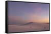 View of gypsum dunes at sunset, White Sands National Monument, New Mexico, USA-Mark Sisson-Framed Stretched Canvas