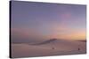 View of gypsum dunes at sunset, White Sands National Monument, New Mexico, USA-Mark Sisson-Stretched Canvas