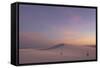 View of gypsum dunes at sunset, White Sands National Monument, New Mexico, USA-Mark Sisson-Framed Stretched Canvas