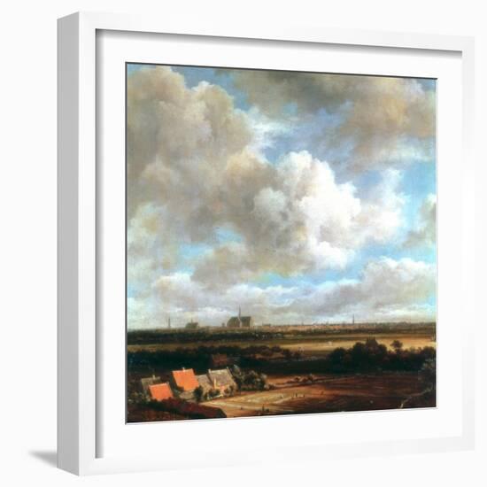 View of Haarlem, 1670-Jacob van Ruisdael-Framed Giclee Print