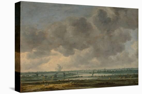 View of Haarlem and the Haarlemmer Meer, 1646-Jan Josephsz van Goyen-Stretched Canvas