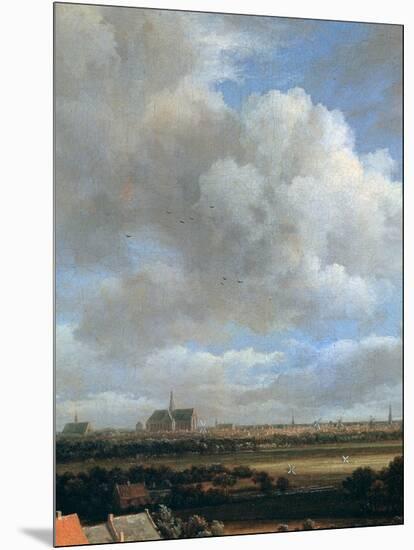 View of Haarlem, (Detail), C1670-Jacob van Ruisdael-Mounted Giclee Print