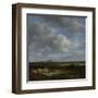View of Haarlem from the Northwest, with the Bleaching Fields in the Foreground-Jacob Isaacksz Van Ruisdael-Framed Art Print