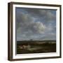 View of Haarlem from the Northwest, with the Bleaching Fields in the Foreground-Jacob Isaacksz Van Ruisdael-Framed Art Print