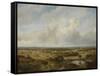 View of Haarlem-Andreas Schelfhout-Framed Stretched Canvas