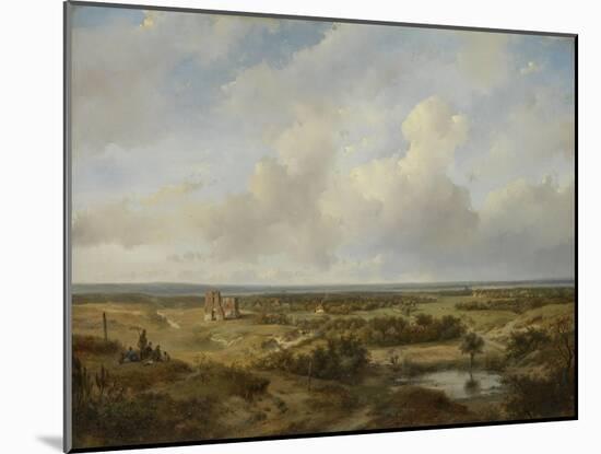View of Haarlem-Andreas Schelfhout-Mounted Art Print