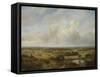 View of Haarlem-Andreas Schelfhout-Framed Stretched Canvas