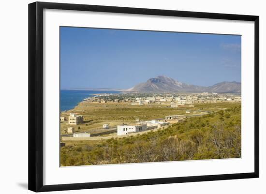 View of Hadibo, Capital of the Island of Socotra, UNESCO World Heritage Site, Yemen, Middle East-Michael Runkel-Framed Photographic Print