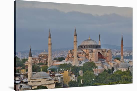 View of Haghia Sophia in Evening Light, Istanbul, Turkey-Darrell Gulin-Stretched Canvas