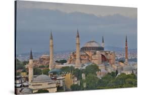 View of Haghia Sophia in Evening Light, Istanbul, Turkey-Darrell Gulin-Stretched Canvas