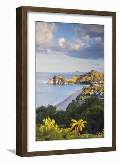 View of Hahei Beach, Coromandel Peninsula, North Island, New Zealand-Ian Trower-Framed Photographic Print