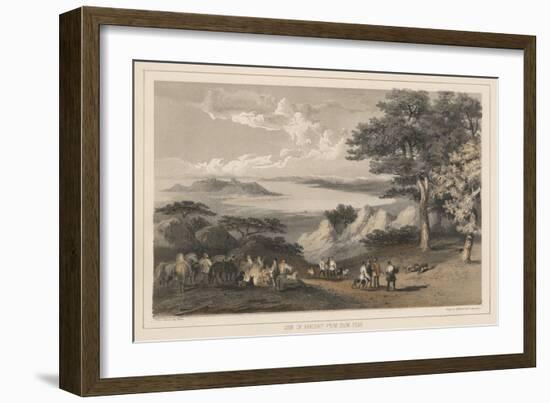 View of Hakodadi from Snow Peak, 1855-Wilhelm Joseph Heine-Framed Giclee Print