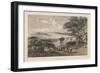 View of Hakodadi from Snow Peak, 1855-Wilhelm Joseph Heine-Framed Giclee Print