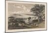 View of Hakodadi from Snow Peak, 1855-Wilhelm Joseph Heine-Mounted Giclee Print