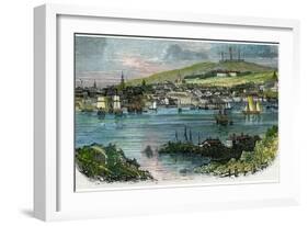 View of Halifax, Nova Scotia, C1870-null-Framed Giclee Print