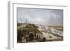 View of Hamburg and its River Port on Elbe, 1855,. Germany, 19th Century-null-Framed Giclee Print