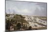 View of Hamburg and its River Port on Elbe, 1855,. Germany, 19th Century-null-Mounted Giclee Print